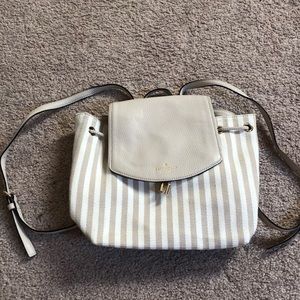 Kate Spade Striped Backpack